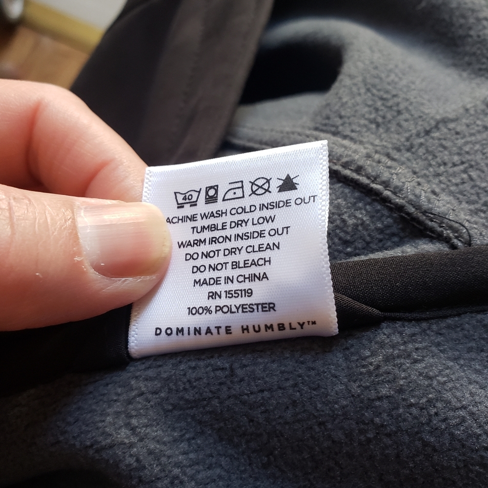 Barbell Brigade Soft Shell Black Jacket Medium - image 2